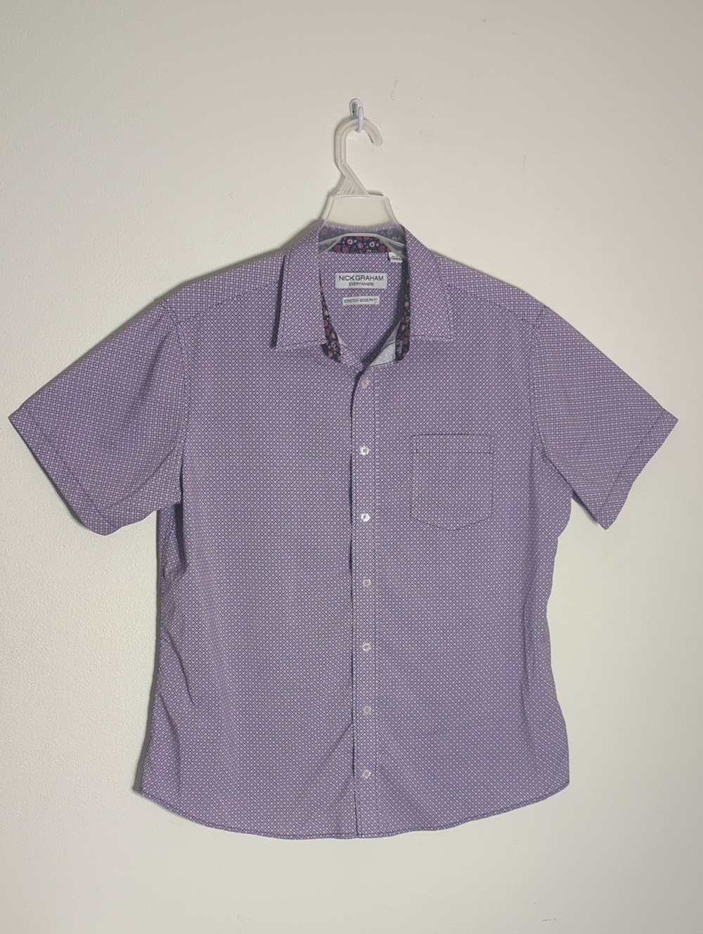 Mens Button Down Shirt Lot of 4 Patterened Lightweight Vacation Summer Trip XL